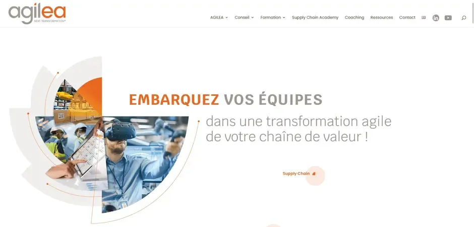 Aperçu du site Agilea