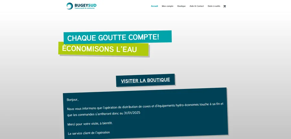 Aperçu du site Bugeysud