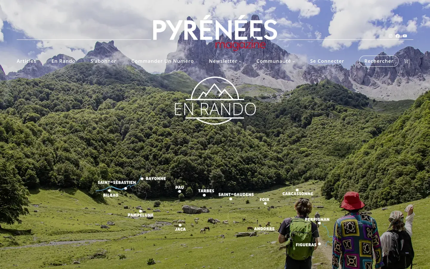 La rubrique En rando de Pyrénées Magazine, avec ses fiches de randonnées illustrées.