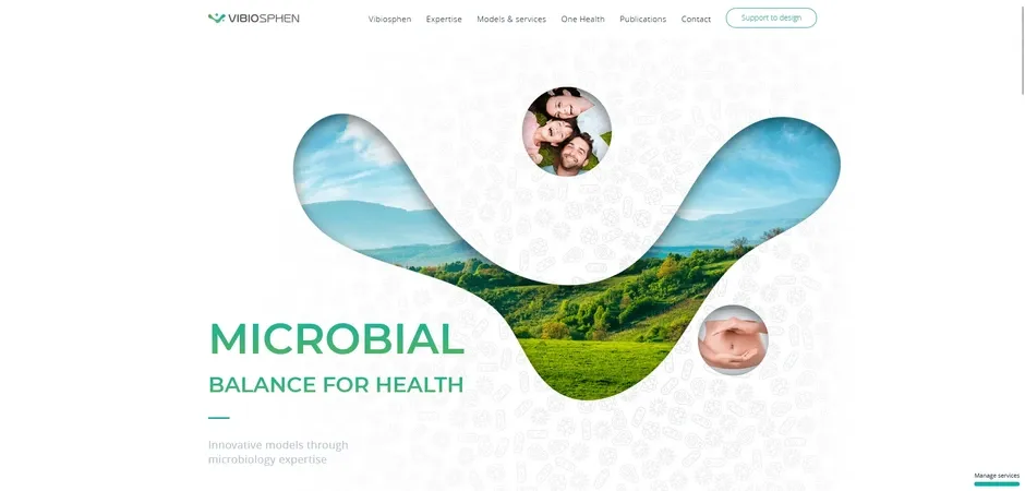 Aperçu du site Vibiosphen