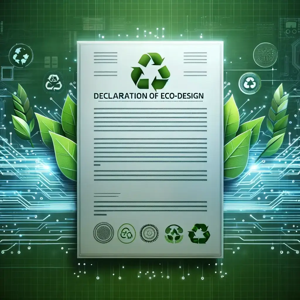 La Déclaration d'écoconception : Un pas vers la conformité environnementale